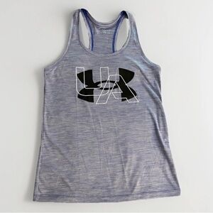Underarmour Women’s XS Light Blue Tank‎ Top Heatgear Racerback Activewear